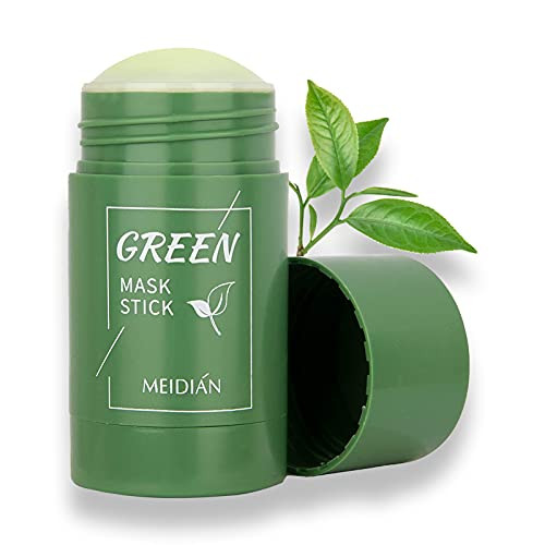 Green Tea acne solid Mask- natural green tea purifying clay mask stick- blackhead deep cleansing mask- deep pore cleansing oil control acne- suitable for all skin types-Green Tea- Green Tea acne solid Mask- natural green tea purifying clay mask stick- blackhead deep cleansing mask- deep pore cleansing oil control acne- suitable for all skin types-Green Tea-
