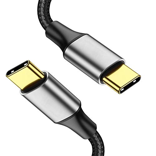 Belipro USB C to USB C 3.1 Gen 2 Cable 10Gbps Data Transfer- 4K Video Output Monitor Cable 100W PD Fast Charging Compatible with Thunderbolt 3- MacBook Pro- iPad Pro- Galaxy S21- etc. -1.5Ft-
