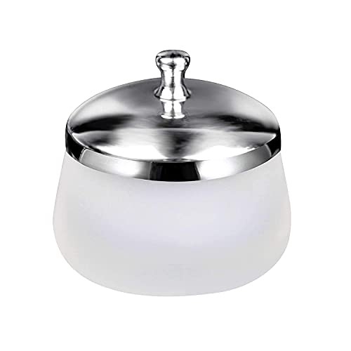 Matte Crystal Glass Acrylic Nail Monomer Liquid Bowl Acrylic Liquid Powder Dappen Dish with Lid-Acrylic Powder Holder-Glass Jar Dampen Dish Liquid Cup for Nail Art Manicure Care Tools