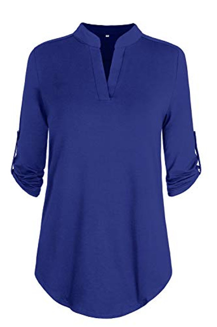 ONLYSHE Womens Casual Tee Shirts V Neck Short Sleeve Flowy Loose Fits Tunic Tops Blouses ONLYSHE Womens Casual Tee Shirts V Neck Short Sleeve Flowy Loose Fits Tunic Tops Blouses