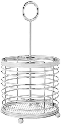 Spectrum Diversified Contempo Hair and Beauty Caddy/Holder- Chrome