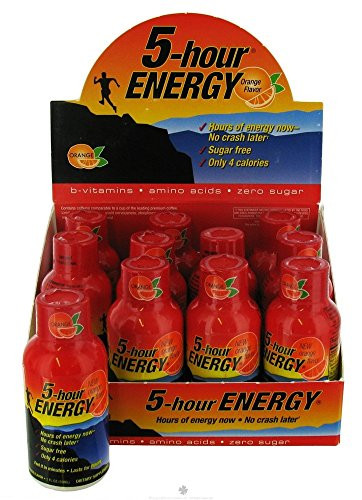 5-Hour Energy Liquid Energy Shot Orange - 2 oz- Pack of 2
