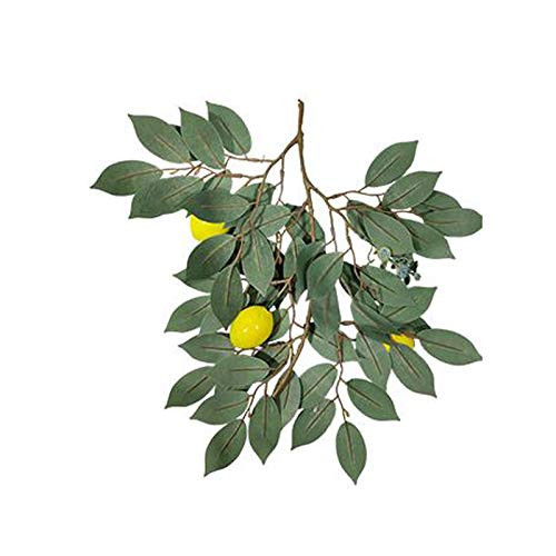 Firlar 4Pack Artificial Lemon Branch- Fake Lemon Branch Yellow Small Lemon Decorations- Simulation Fruit Branch with Green Leaves for Kitchen Home Garden Farmhouse- 16.1inch Firlar 4Pack Artificial Lemon Branch- Fake Lemon Branch Yellow Small Lemon Decorations- Simulation Fruit Branch with Green Leaves for Kitchen Home Garden Farmhouse- 16.1inch
