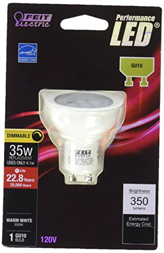 Feit Electric BPMR16/GU10/LED .9 Watt GU 10 Base 21 LED Light Bulb