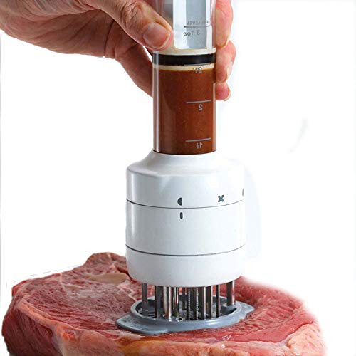 Kitchen Injection Type Steak Needles Meat Tenderizer Needle With Stainless Steel Pine needle Kitchen Tools -3 injection needle pinhole-