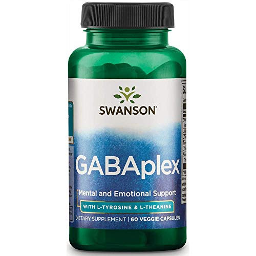 Swanson Amino Acid Gabaplex w/L-Tyrosine and L-Theanine 60 Veg Capsules Swanson Amino Acid Gabaplex w/L-Tyrosine and L-Theanine 60 Veg Capsules