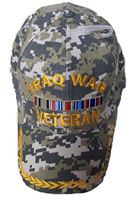 Iraq War Veteran Camo Style Embroidered Baseball Cap Ball Hat Iraqi Freedom Iraq War Veteran Camo Style Embroidered Baseball Cap Ball Hat Iraqi Freedom