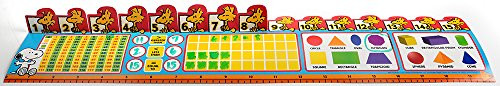 Eureka Peanuts Math Practice Tool- Back to School Classroom Supplies- 24 Sheets- 20'' x 4.25''