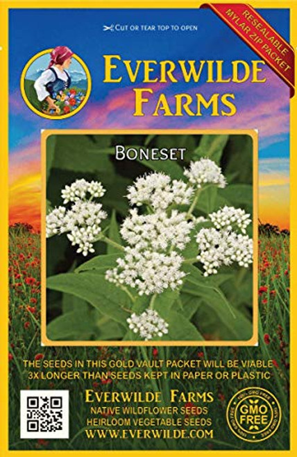 Everwilde Farms - 2000 Boneset Native Wildflower Seeds - Gold Vault Jumbo Seed Packet Everwilde Farms - 2000 Boneset Native Wildflower Seeds - Gold Vault Jumbo Seed Packet