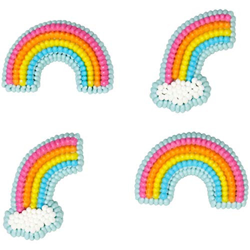 Wilton Rainbow Royal Icing Dot Decorations 12 Pieces Wilton Rainbow Royal Icing Dot Decorations 12 Pieces
