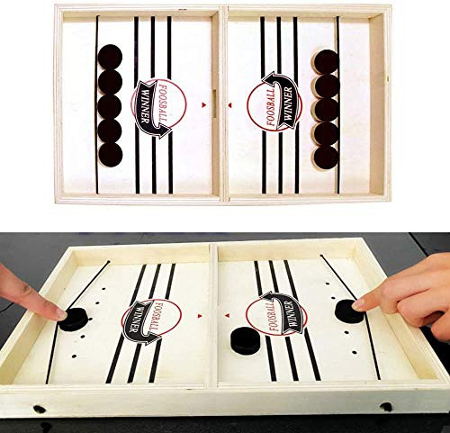 Fast Sling Puck Game -Slingshot Games Toy-Paced Winner Board Games Toys for Kids  and  Adults