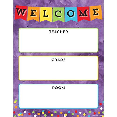 Carson-Dellosa Celebrate Learning Welcome Decorative Chart -114238-