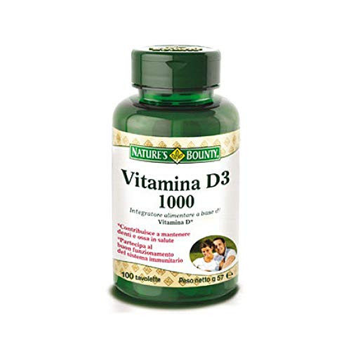 Nature's Bounty Vitamin D3 1000 IU Immune Health- 120 Softgels - Pack of 1 - Nature's Bounty Vitamin D3 1000 IU Immune Health- 120 Softgels - Pack of 1 -