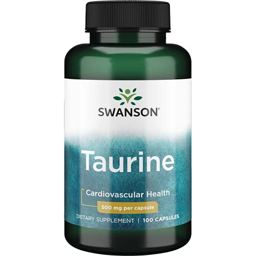 Swanson Amino Acid Taurine 500 Milligrams 100 Capsules