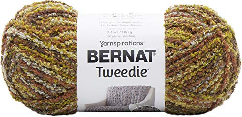 Bernat 16140202008 Tweedie Yarn- Red Chestnuts