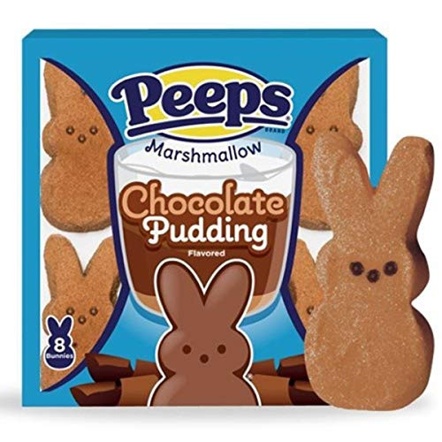 Easter Peeps Marshmallow Chocolate Pudding Bunny Candy Basket Stuffers- 3 Ounce