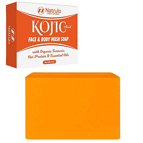 Kojic Acid Soap for Face and Body - All Natural Kojic Acid with Turmeric Skin Soap Bar - Kojic Face Soap for Even Tone- Bright Complexion- Glowing Skin - 4oz Kojic Acid Soap for All Skin Types Made in USA Kojic Acid Soap for Face and Body - All Natural Kojic Acid with Turmeric Skin Soap Bar - Kojic Face Soap for Even Tone- Bright Complexion- Glowing Skin - 4oz Kojic Acid Soap for All Skin Types Made in USA