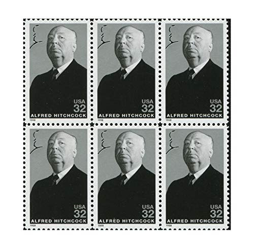 Alfred Hitchcock ~ Vertigo ~ Psycho ~ Legends of Hollywood 3226 Block of 6 x 32 US Postage Stamps
