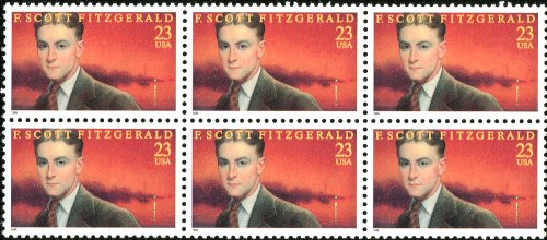 F SCOTT FITZGERALD Literary Arts 3104 Block of 6 x 23 US Postage Stamps