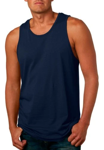 Next Level Apparel Mens Premium Jersey Tank -3633--Midnight Navy-Medium
