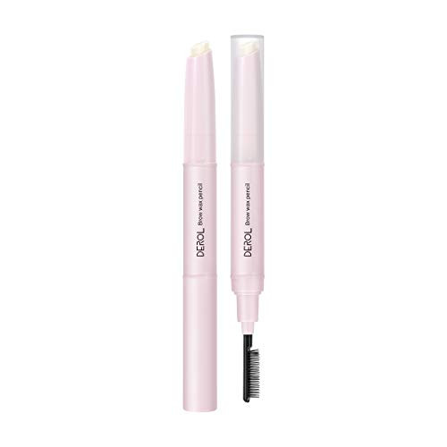 Brow Gel Pencil- Brow Wax Tint Pen  and  Brush- Eyebrow Pencil Brush- 3D Brow Lamination Effect- Soft- Lightweight
