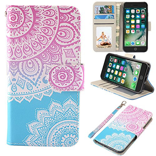 UrSpeedtekLive iPhone 7/iPhone 8/iPhone SE 2020 Wallet Case- Premium PU Leather Flip Case Cover w/Card Slots  and  Kickstand for Apple iPhone 7 -2016- / iPhone 8 -2017-- iPhone SE 2020