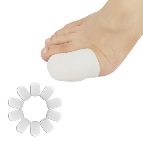 Gel Toe Caps Toe Protectors Toe Sleeves- New Material- for Blisters- Corns- Hammer Toes- Ingrown Toenails- Toenails Loss- Friction Pain Relief and More -10 PCS for Big Toe- Gel Toe Caps Toe Protectors Toe Sleeves- New Material- for Blisters- Corns- Hammer Toes- Ingrown Toenails- Toenails Loss- Friction Pain Relief and More -10 PCS for Big Toe-