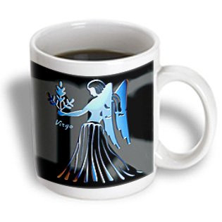 3dRose Virgo Zodiac Sign Mug, 15-Ounce