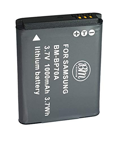 BM Premium BP-70A- BP70A Battery for Samsung DV150F- ES65- ES70- ES80- MV800- PL120- PL170- PL20- PL200- PL80- SL50- SL600- SL605- SL630- ST65- ST66- ST80- ST90- ST95- ST100- ST150F- ST700- TL105- TL110- TL205- WB30F- WB35F- WB50F Digital Camera