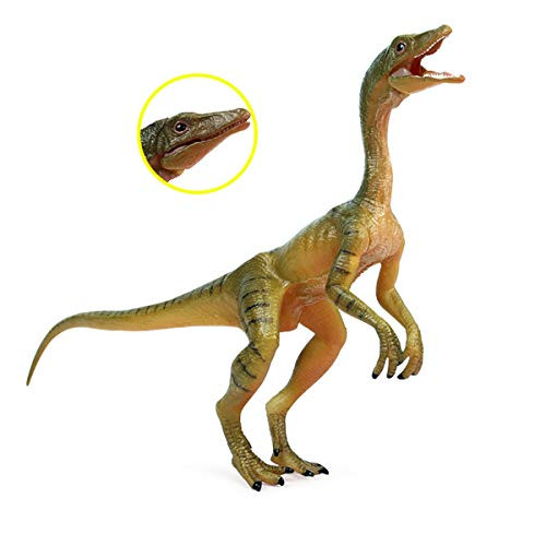 Compsognathus Model 1/5 Raptor Figurine Jurassic Realistic Dinosaur Figure Educational Painted PVC Toys Animal Collector Decor Dino Gift Party for Adult Compsognathus Model 1/5 Raptor Figurine Jurassic Realistic Dinosaur Figure Educational Painted PVC Toys Animal Collector Decor Dino Gift Party for Adult