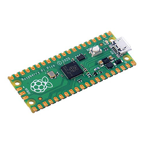 GeeekPi Raspberry Pi Pico Flexible Microcontroller Mini Development Board-Based on The Raspberry Pi RP2040-Dual-Core ARM Cortex M0Plus Processor-Running up to 133 MHz- Support C/CPlusPlus / Python-1 Pack-