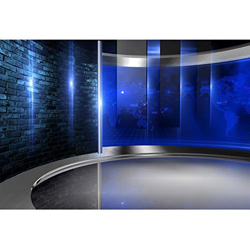 CSFOTO 5x3ft Studio Backdrop Video Conferencing Background News Broadcasting Display Screen Concert Interview Weather Forecast Program Studio Background for Photography CSFOTO 5x3ft Studio Backdrop Video Conferencing Background News Broadcasting Display Screen Concert Interview Weather Forecast Program Studio Background for Photography