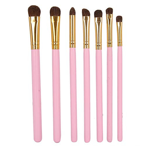 Shadow Brushes Make Up Brushes Set Soft Eye Shadow Brushes for Travel-Pink gold-