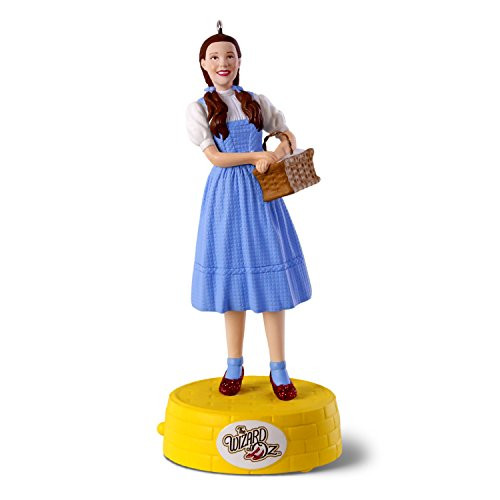 Hallmark Keepsake Christmas Ornament 2018 Year Dated, The Wizard of Oz Collectibles Dorothy Somewhere Over The Rainbow with Music