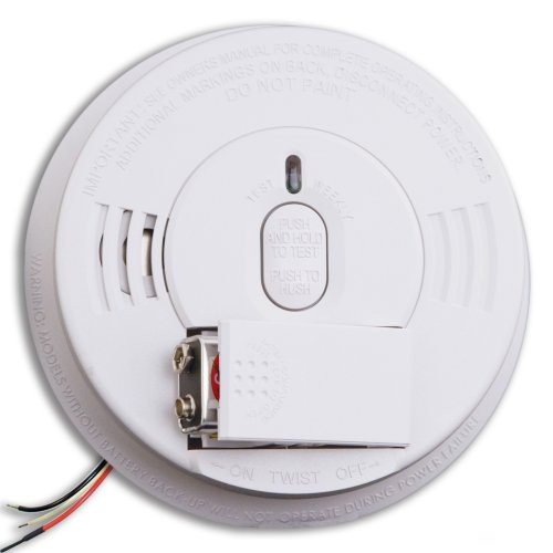 Kidde Hardwired Smoke Detector Alarm with Front Load Battery Backup Smoke Detector Alarm | Model i12060