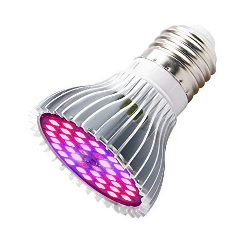 E27 LED Plant Grow Light Bulb Full Spectrum- Growing Plant Lamp Bulb 5730SMD for Greenhouse Grow Vegetables Flower Hydroponics Indoor Plants -30W 40LEDs-1PACK-