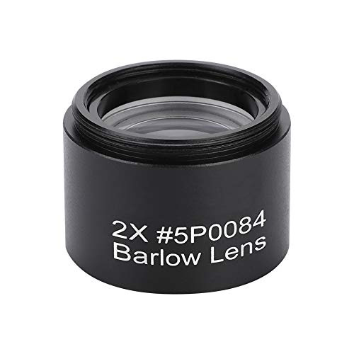 Madezz Barlow Lens 2X 1.25 Inch Barlow Lens- 2X Magnification M28.6 Thread Barlow Lens for Astronomical Telescope Eyepiece Madezz Barlow Lens 2X 1.25 Inch Barlow Lens- 2X Magnification M28.6 Thread Barlow Lens for Astronomical Telescope Eyepiece