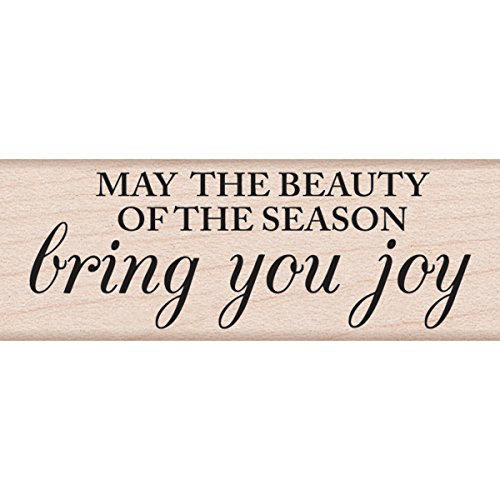 Hero Arts Beauty of The Season Wood Block Rubber Stamp