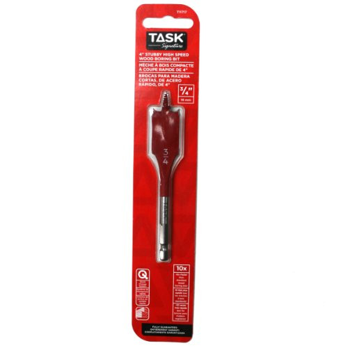 Task Tools T11717 3/4-Inch Stubby Signature Spade Bit