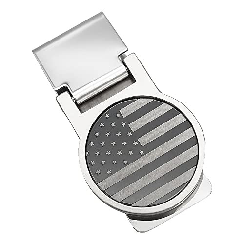 American Flag Money Cash Clip Metal Stainless steel Credit Card Clip wallet Novel gift for friend family