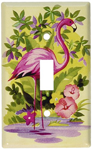 Art Plates - Pink Flamingo Switch Plate - Single Toggle