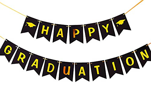 PuTwo Graduation Banner 2021- Black and Gold Graduation Banners- Graduation Signs and Banners- Graduation 2021 Banner- Graduation Decorations 2021- Graduation Party Supplies 2021 PuTwo Graduation Banner 2021- Black and Gold Graduation Banners- Graduation Signs and Banners- Graduation 2021 Banner- Graduation Decorations 2021- Graduation Party Supplies 2021