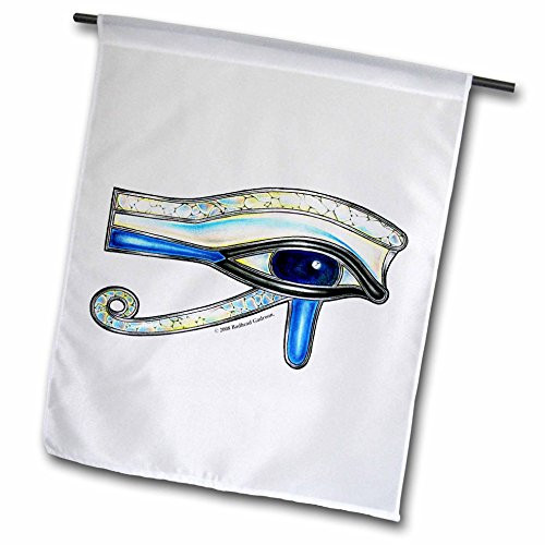 3dRose fl_167472_1 Opalite Eye of Ra Egyptian Pagan Art Garden Flag, 12 by 18-Inch 3dRose fl_167472_1 Opalite Eye of Ra Egyptian Pagan Art Garden Flag, 12 by 18-Inch