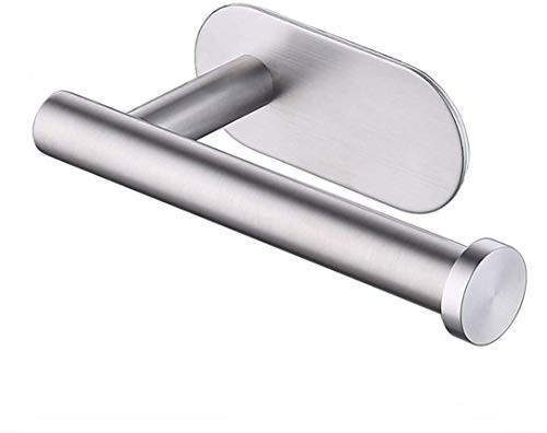 Stainless Steel Hooks- Strong Nail-Free Oval Wide Hooks- no Traces Behind The Bathroom Wall Door- self-Adhesive Hooks -10 Pieces
