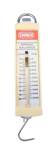 Ajax Scientific Spring Balance- 2kg/20N Weight Capacity