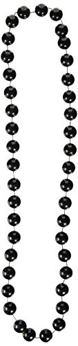 Amscan Jumbo Bead Necklace- Party Accessory- Black