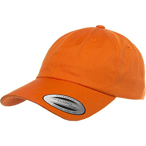 Flexfit/Yupoong 6245CM Low Profile Cotton Twill -Dad Cap- -Orange-