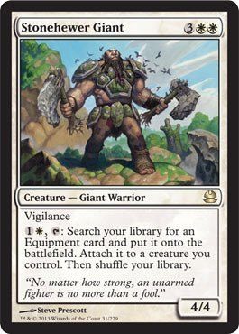 Magic The Gathering - Stonehewer Giant -31- - Modern Masters - Foil