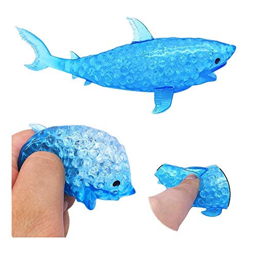 F_Gotal Squishies Slow Rising Jumbo Spongy Shark and Dolphin Kawaii Squishy Toys Cream Scented Stress Relief Squeeze Toys for Kids Adult Gifts