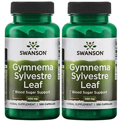 Swanson Gymnema Sylvestre Leaf 400 mg 100 Caps 2 Pack